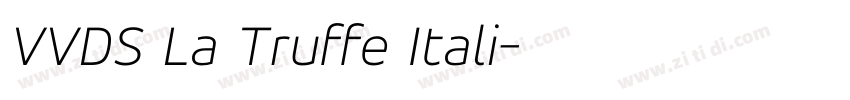 VVDS La Truffe Itali字体转换